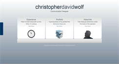 Desktop Screenshot of chriswolf.me
